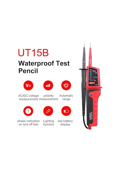 Ut15b Voltstick Gerilim Kontrol Cihazı Su Geçirmez
