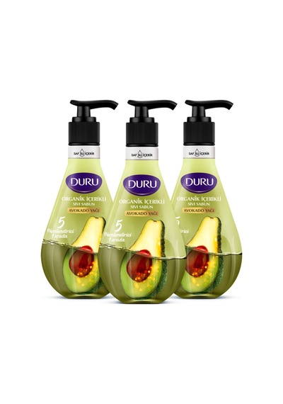 Organik Içerikli Avokado Sıvı Sabun 3x500ml