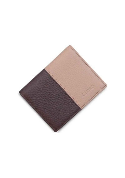 Guard Mat Bordo/gül Kurusu Deri Erkek Cüzdan Bordo - Gülkurusu