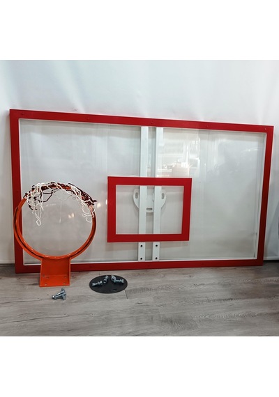 Mia Basketbol Panya Seti 105 180 8 Mm Solid Polikarbon 45 Cm Sabit Çember