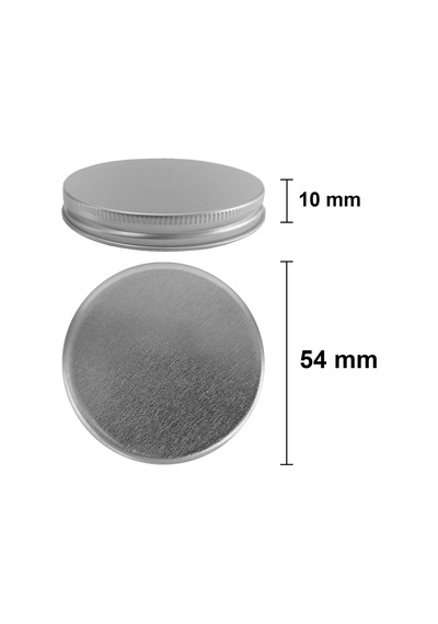 50 Ml Kapaklı Kozmetik Kavanozu 50 Cc Şeffaf Cam Krem Kavanoz 20 Adet, Metal Gümüş Kapak Çok Renkli