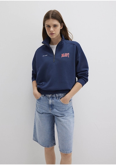 Mavi Koyu Lacivert Kadın Sweatshirt M1s10373-70488 Koyu Lacivert