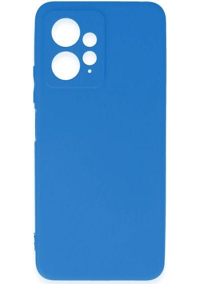 Redmi Note 12 4g Kılıf First Silikon - Mavi Çok Renkli