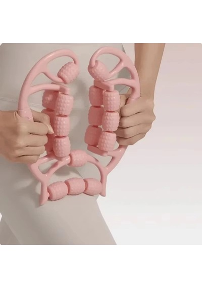 18 Silindirli Sıkılaştırıcı Masaj Aleti Pembe