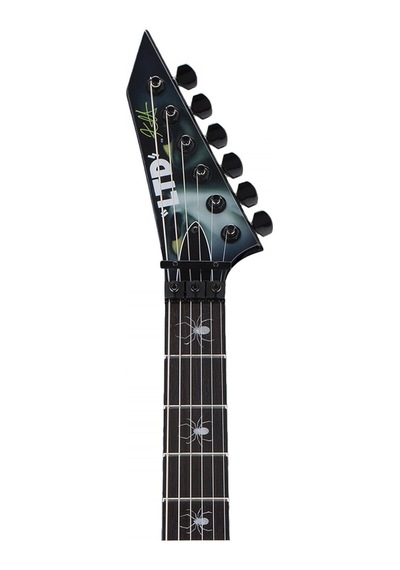 Esp Ltd Lkhwz White Zombie Kirk Hammett Signature Elektro Gitar Bela Lugosi Grafikli Koleksiyonluk Model