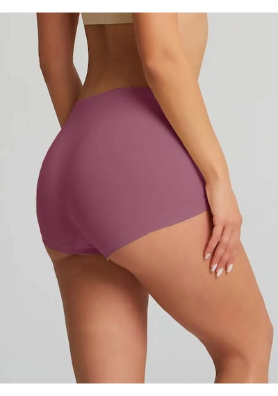 Mistirik Moncorno Model Iz Yapmayan Sıkılaştırıcı Comfort Seamless Spor Boxer Gül Kurusu Renk Gül Kurusu