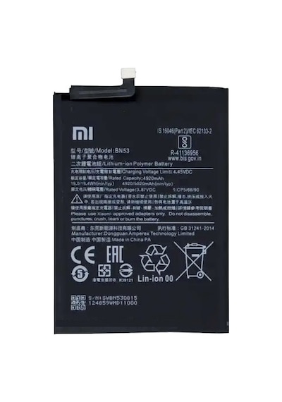 Redmi Note 10 Pro Batarya Pil BN53 5020 mAh