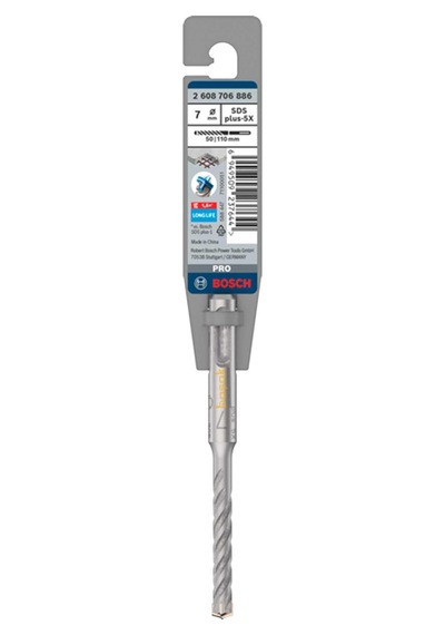 Bosch Pro Sds Plus-5x 7 X 110 Mm Dört Elmaslı Matkap Ucu 2608706886