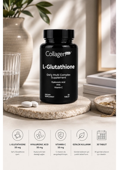 Collagen Forte Platinum L-Glutathione With Hya & Vitamin C 30 Tablet