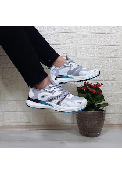 Jump 29725 Beyaz Gri Anatomik İç Taban Erkek Spor Ayakkabı 001