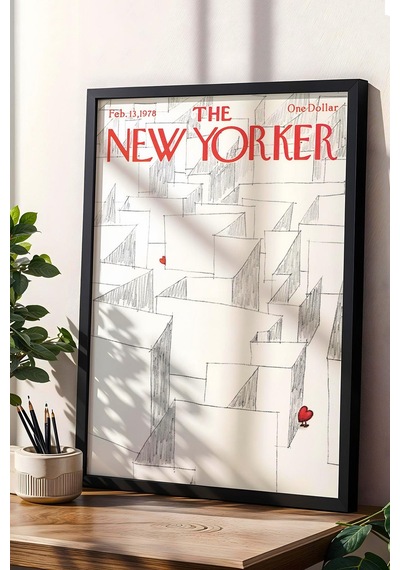 The New Yorker Çerçeveli Tablo February 13 1978