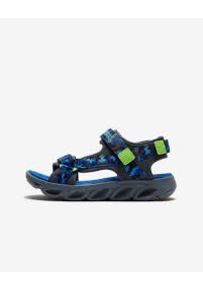 Skechers Hypno - Splash Büyük Erkek Çocuk Mavi Işıklı Sandalet 400077L Bllm Mavi