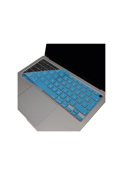 Apple Uyumlu MacBook Air 13 Klavye Kılıfı A2179 A2337 M1 Türkçe Q Silikon İnce Toz Sıvı Koruma Yıkanabilir Pembe