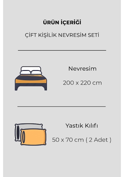 %100 Pamuk Çift Kişilik Büzgülü Nevresim Seti Elastra Kiremit