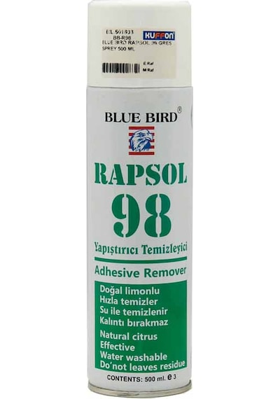 Blue Bird Rapsol 98 Sprey Yapıştırıcı Temizleyici