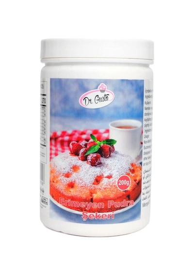 Erimeyen Pudra Şekeri 200 G Nem Ve Isıya Dayanıklı Süsleme Şekeri