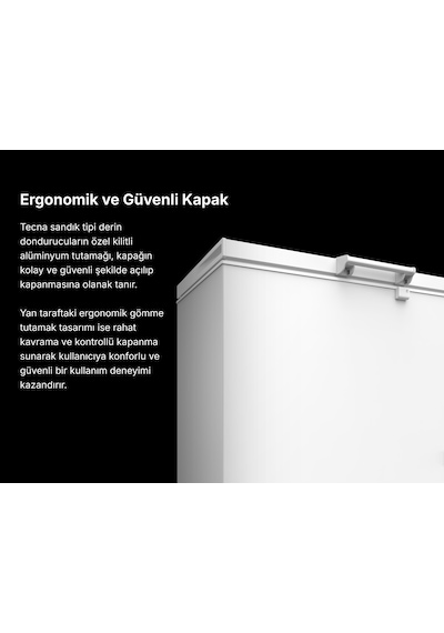 Tecna TYE 5469 Dual 469 L Sandık Tipi Yatay Derin Dondurucu