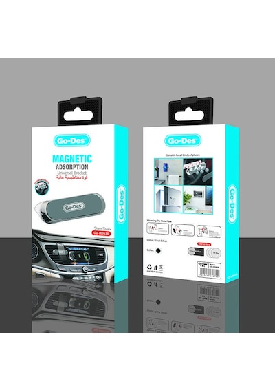 Go Des GD-HD636 Magnetik Araç İçi Telefon Tutucu - ZORE-221164