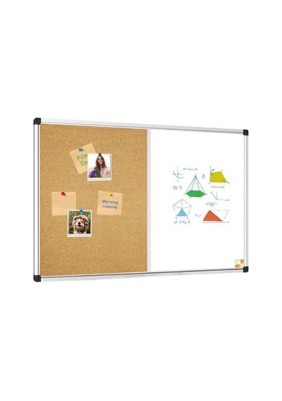 Çift Fonksiyonlu Yazı Tahtası Ve Mantar Pano 60x90 Cm 1 Adet Alüminyum Çerçeveli Yazı Tahta Kalemi Ve Silgisi Har Genel