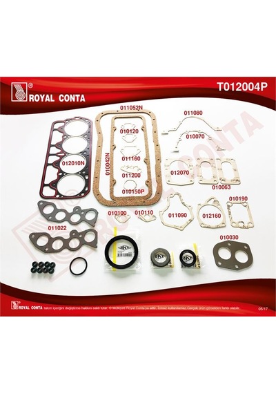 Royal T012004p Motor Conta Takımı Full M131 1,6