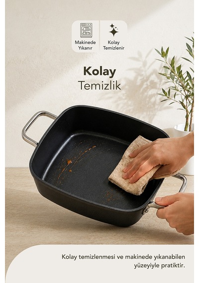 Fabel 7 Parça Titanyum Tencere Ve Tava Seti Siyah