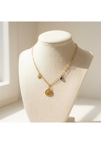 Eclipse Charm Kolye Çok Renkli