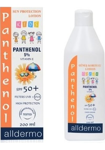 Alldermo SPF50+ Çocuk Güneş Koruyucu Losyon 200 ml