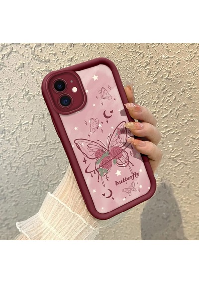 Apple 11 Uyumlu Telefon Kılıfı Burgundy 1