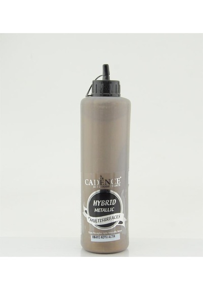 Cadence Hibrit Metalik Boya 500 ML Hm813 Koyu Altın
