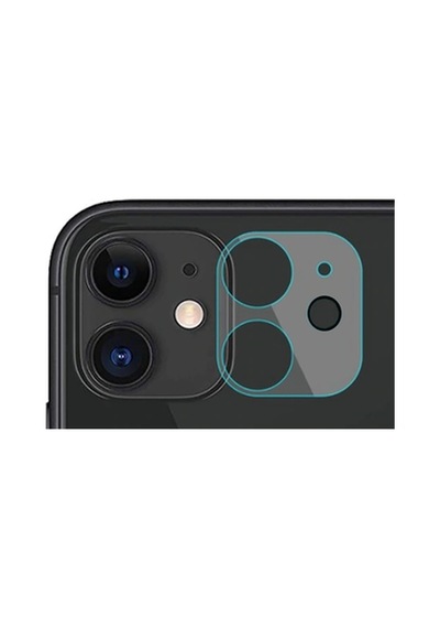Lexroo İphone 12 Kamera Lens Koruyucu Cam Film - Renksiz Şeffaf