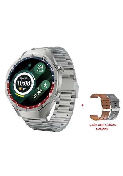 Kalobee SK40 Amoled 49 MM 3 Kordonlu Akıllı Saat (İthalatçı Garantili)