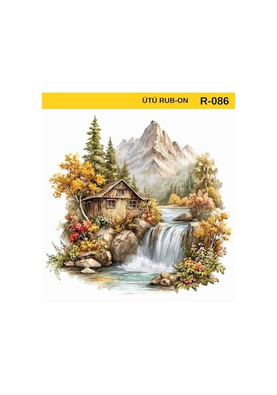 Ütü İle Rub On Transfer Kağıdı R-086 30x30 Cm