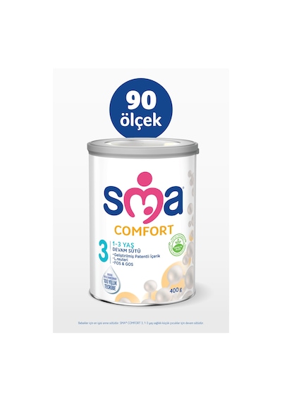 Sma Comfort 3 1-3 Yaş Devam Sütü 2x400g + Gerber Organıc Yulaflı, Hav., Elm., Balkab. Püresi 2x110g