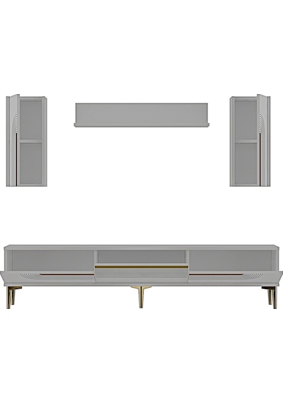 Tvr1803bg - Meyra Tvr180 Ünitesi Takım Beyaz-gold 180cm Beyaz-gold