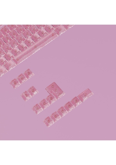 Mekanik Klavye Tuş Takımı Simli Şeffaf Rgb Keycaps