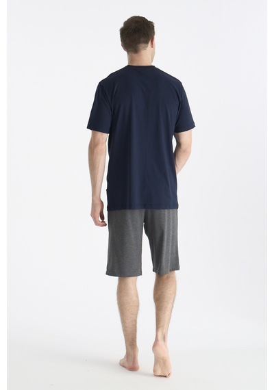 U.S. Polo Assn. U.s Polo Assn. 19006 Erkek Kısa Kollu Şortlu Pijama Takımı-lacivert