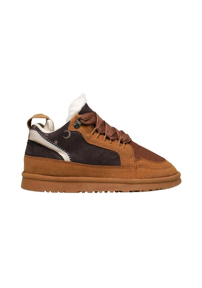 Kadın Vegan Deri Taba Sneakers - Nocturnal Glow Tasarım Çok Renkli