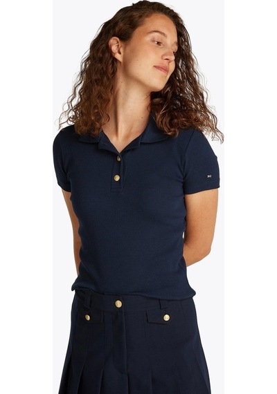 Tommy Hilfiger Kadın Lacivert Polo T-shirt Lacivert