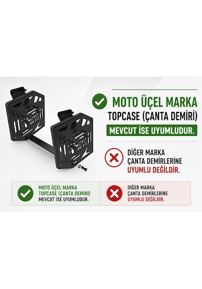 Moto Üçel Bajaj Dominar 250 - Dominar 400 - Ns200 Ve Ns125 Uyumlu Çanta Demiri Entegreli Yan Çanta Demiri Moto Üçel Bajaj Dominar 250 - Dominar 400 - Ns200 Ve Ns125 Uyumlu Çanta Demiri Entegreli Yan Çanta Demiri