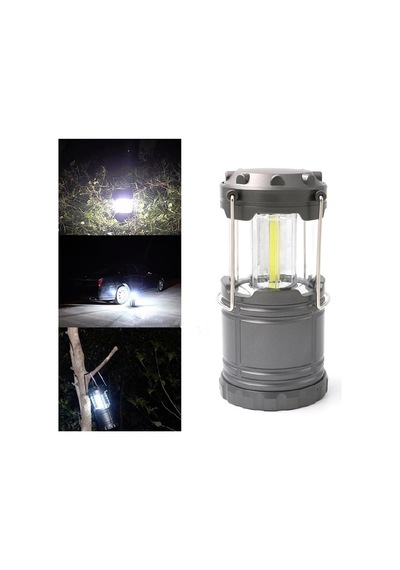 Nurgaz Campout Led Kamp Lambası Gri