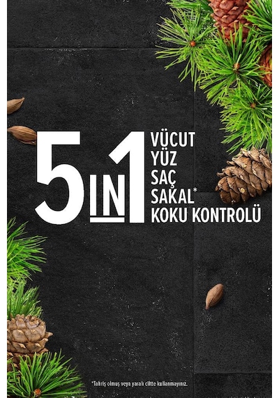 Palmolive Men Sedir Ağacı ve Kakule Kokulu 5in1 Erkek Duş Jeli﻿﻿ 250 ML