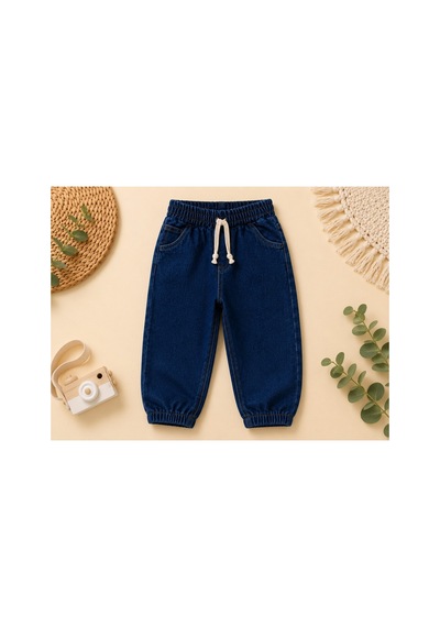 Minaminokids Erkek Çocuk Çizgili Sweatshirt Ve Kot Pantolon İkili Takım Krem