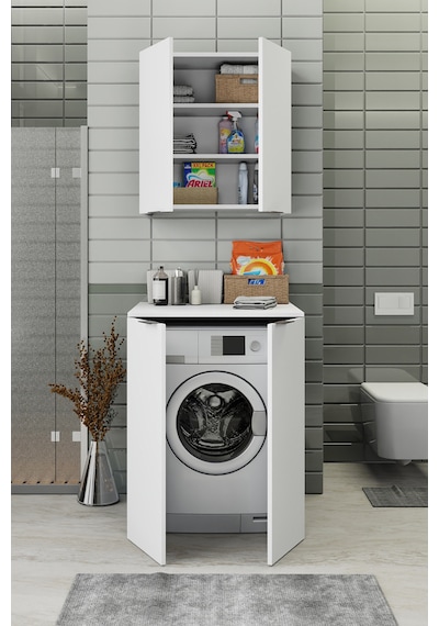Biani Fix Arya Ve Loft Uyumlu Çamaşır Makinesi Dolabı Renk Mat Beyaz Biani Fix Arya Ve Loft Uyumlu Çamaşır Makinesi Dolabı Renk Mat Beyaz