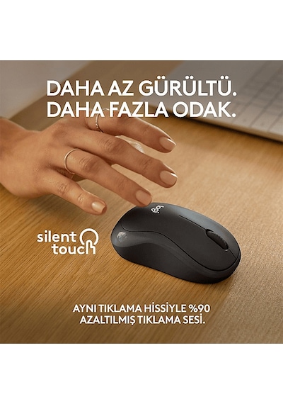 Logitech M240 Graphit Mouse + Nomad Laptop Sırt Çantası M240
