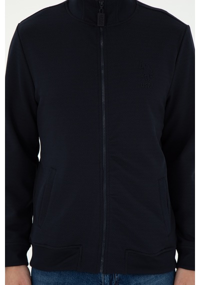 U.s. Polo Assn. Erkek Lacivert Hırka Örme 50290747-vr033 Lacivert