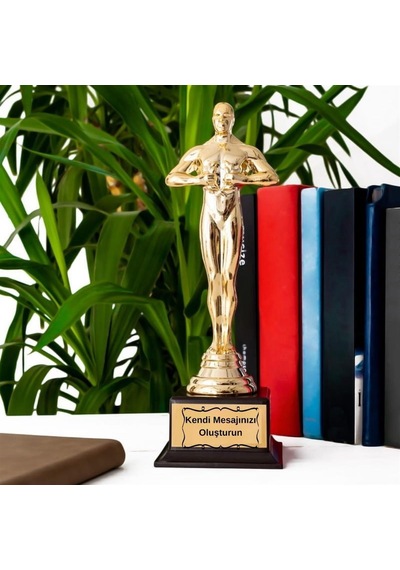 Kişiye Özel İsimli Oscar Ödülü Ve Tasarım Kupa Bardak Hediye Seti
