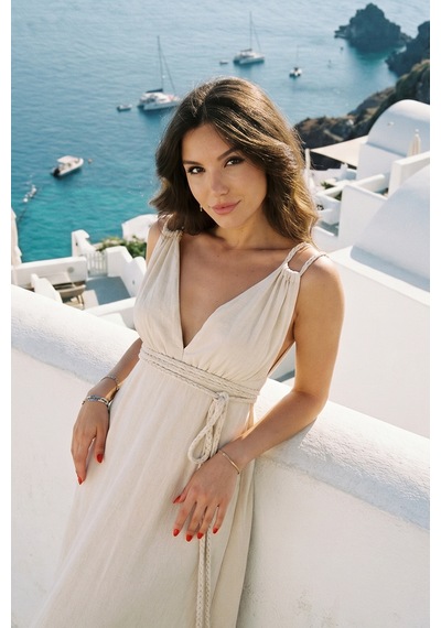 Fashion Cocktail Truva Antik Sonsuzluk Çift Halatı Helenistik Gladyatör Keten Sırt Dekolte Örgü Bağlamalı Astarlı Yazlık Bohem Uzun Maxi Elbise Ekru Fashion Cocktail Truva Antik Sonsuzluk Çift Halatı Helenistik Gladyatör Keten Sırt Dekolte Örgü Bağlamalı Astarlı Yazlık Bohem Uzun Maxi Elbise Ekru
