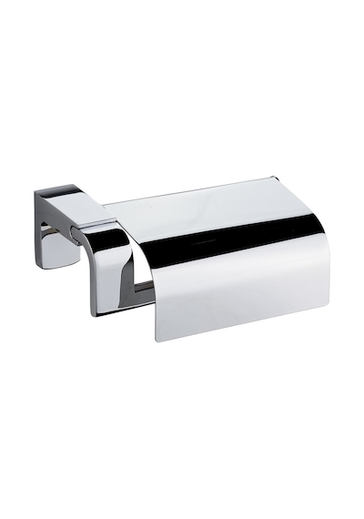 Ahlez Premium Uzun Havluluk Kapaklı Kağıtlık Ikili Banyo Seti Krom