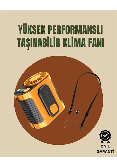 Mey İthalat Taşınabilir Usb Şarjlı Turbo Fan 3 Modlu Soğutma, Hafif & Kompakt