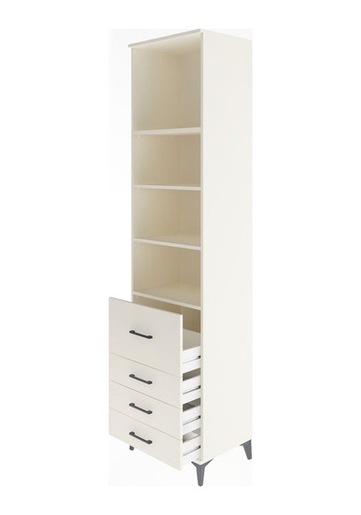 Hyperion Dolap 4 Raflı 4 Çekmeceli 60x44x243 Aytaşı-aytaşı Aytaşı